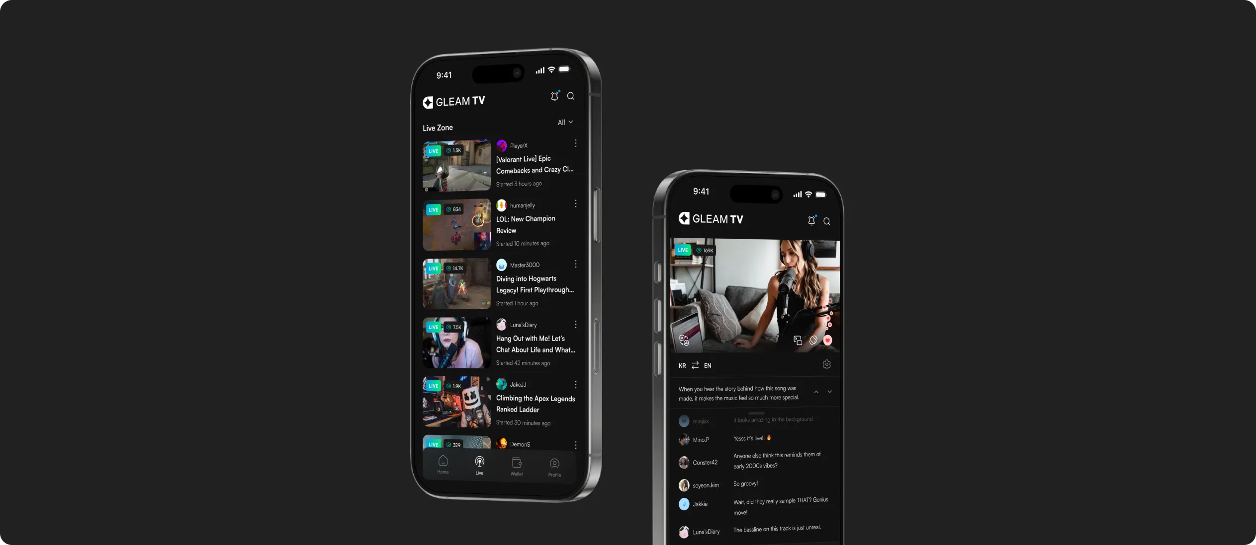 글로벌 라이브 스트리밍 플랫폼